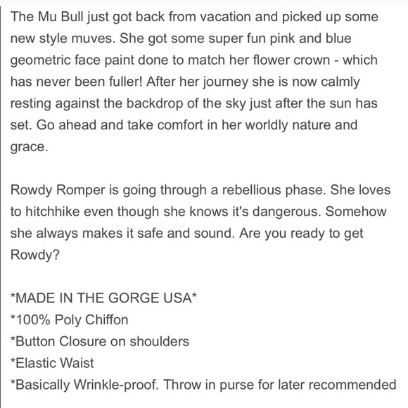 Show Me Your MuMu cow skull romper - Picture 5 of 5